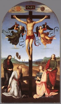  Maestro Obras - Crucifixión Citta di Castello Retablo Maestro renacentista Rafael